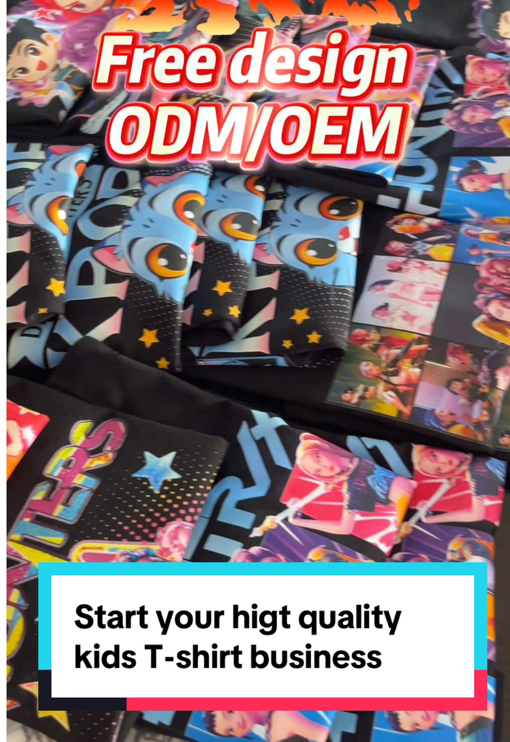 Start your high quality kids t-shirt business —kpop demon hunter  Tshirt  ✅ Free design, see the design in 1 day, see the sample in 7 days ✅ODM/OEM，Intelligent cutting machine, precise control, can make any style ✅ High-quality fabrics, CPC test report one-stop service Welcome bosses from all over the world to visit our factory, you can find us on any channel and contact us to order! Now free design, if you need ODM/OEM, please feel free to consult #wholesalebabyclothes #kpop #kpopdemonhunters #golden #kpopdemonhunter  #babyclothing #wholesalechildrensclothing  #fyp #chinafactory  #wholesalekidsclothing #babyclothessupplier #custom #catpapakidclothing #fyp #factory #wholesale #OEM #ODM #trendy#foryou #wholesaler #boutique #apparel #supplier #bulk #distributors #vendor #category #personalized #Clearance  