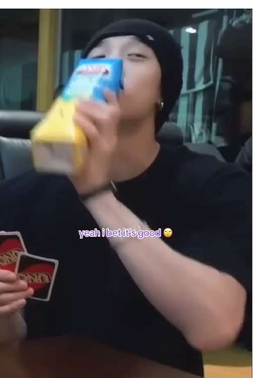 pineapple juice is good for your #KARMA ? #bangchan #straykids #skz #barkforchan ?