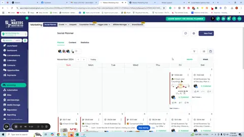 Hey Makers! Ever wonder how to post consistently across all your platforms without losing your mind? Let me show you how the Makers Marketing Hub makes it SO easy to schedule your Reels, TikToks, Pinterest Pins, YouTube Shorts, and more—all in one place!