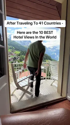 The top ten hotel views in the world #travel #fyp #hotels 