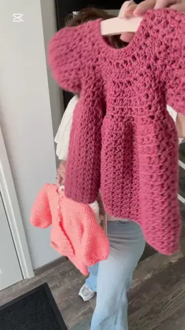 Crochet Baby clothes - patterns available on my site - see link in bio & free tutorials on my YouTube channel  #babydress #babyclothes #crochet #babyshower                     #baby 