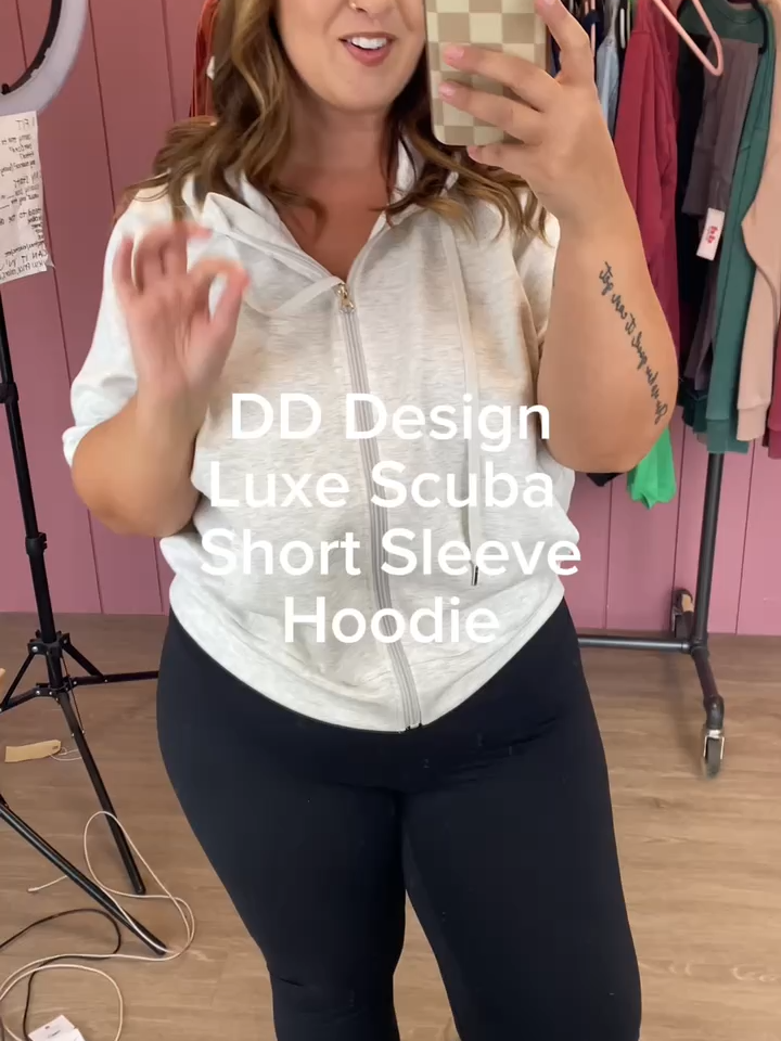 This short sleeve hoodie is the perfect legging top!💃  #RushReady2025