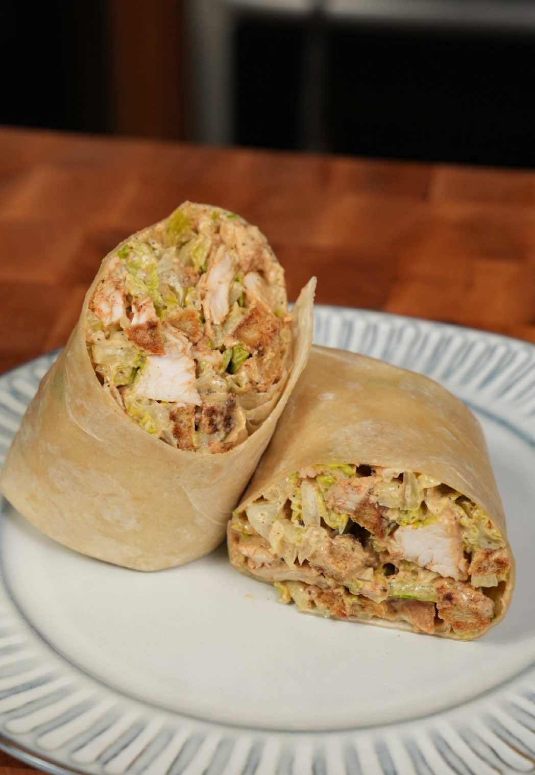 Charred shishito caesar–my favorite wrap just got a spicy, smoky upgrade. Full recipe up on my website–link in bio.  https://www.provecho.co/platform/recipe/MpZXgwU3JMShAh0LNbAc