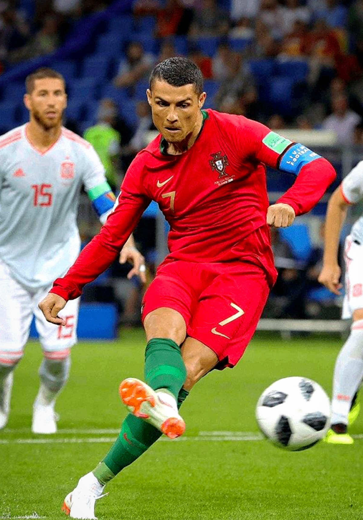 🇵🇹C.Ronaldo🐐 insane Hat-Trick vs spain🇪🇸 2018 #ronaldo #fyp 