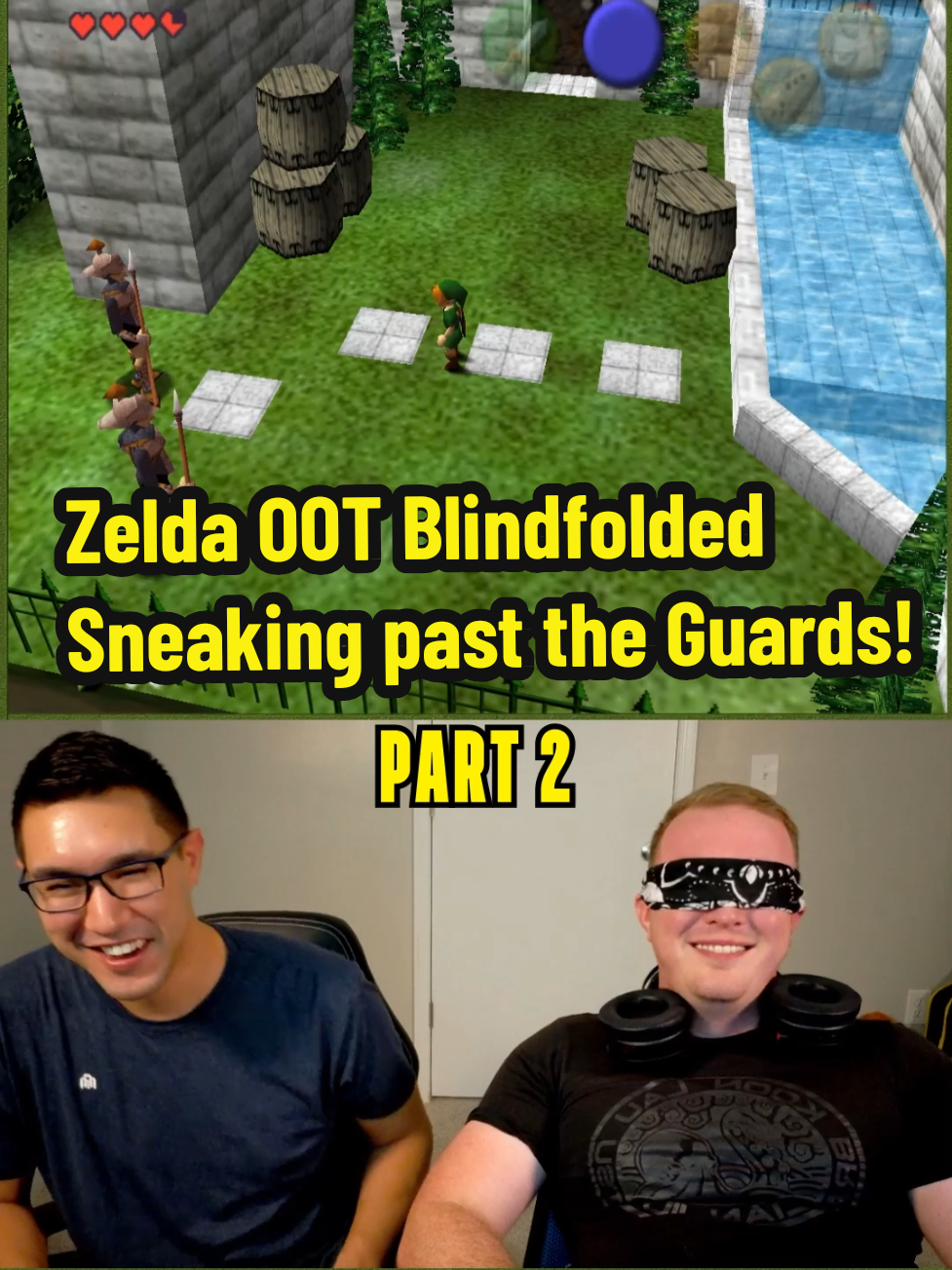 Zelda OOT Blindfolded Guard Sneak #zelda #zeldaoot #zeldatearsofthekingdom #gaming #fyp 
