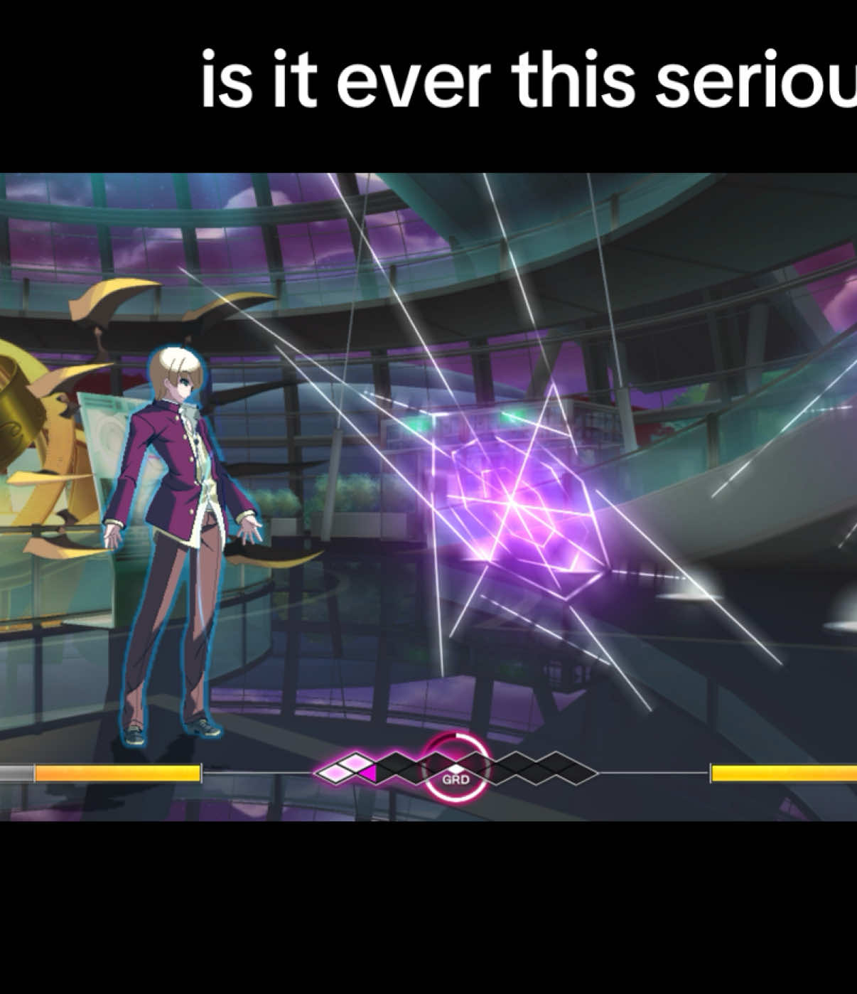 like goku when he saw frieza #fyp #fgc #undernightinbirth #uni2 #ramlethalfeetfreaks 
