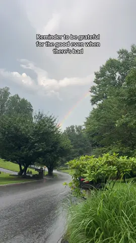 Take a moment, breathe, appreciate #rain #rainbow #grateful #mindfulnesspractice #appreciationpost 