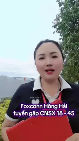Tập đoàn Foxconn Hồng Hải tuyển gấp công nhân độ tuổi 18 - 45 Th.u.ong lên 13M #fukang #fuyu #fulian #foxconn 