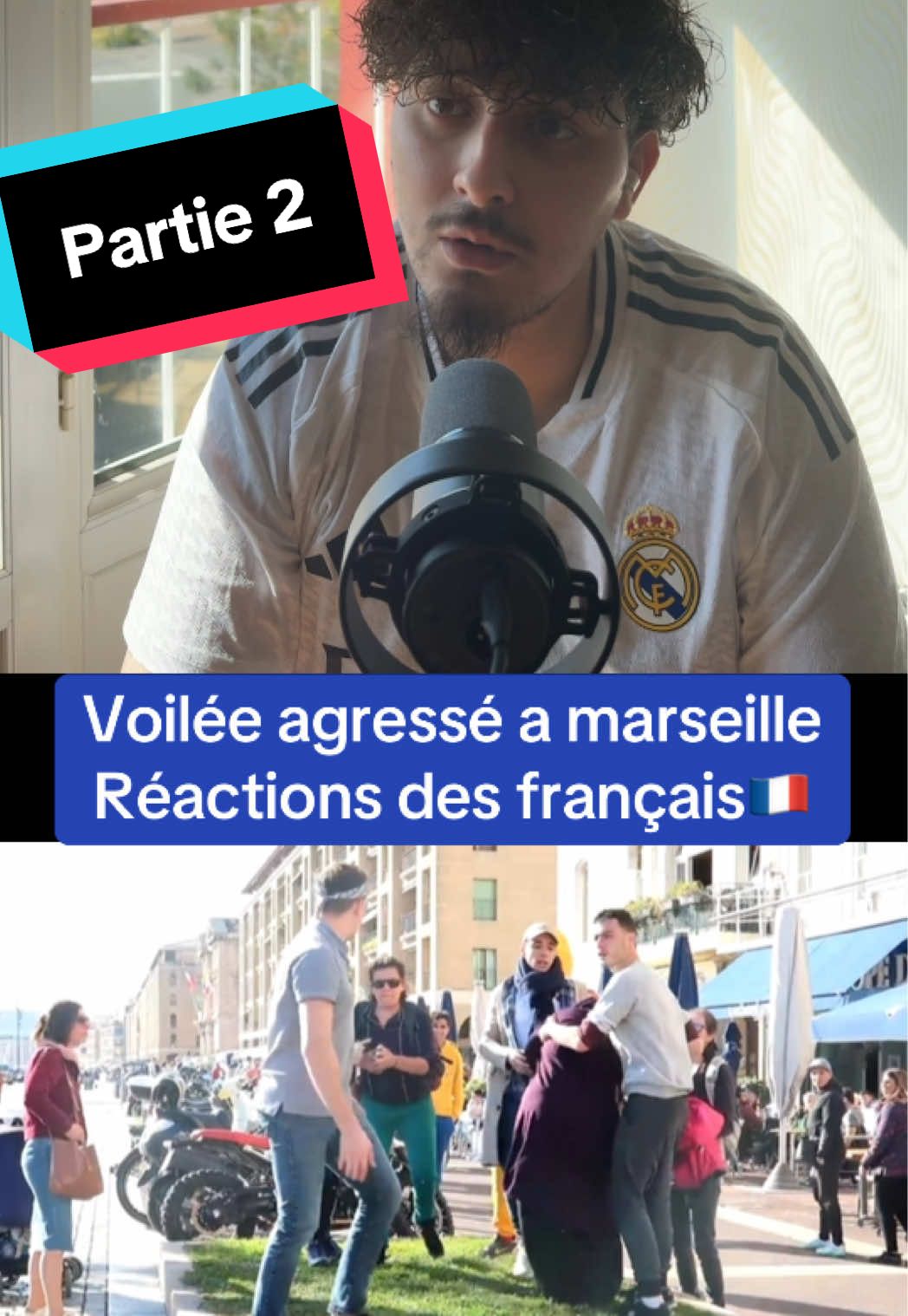 Partie 2: voilée agressé a marseille #reactionvideo #france🇫🇷 #francaise🇨🇵 #tiktokreaction 