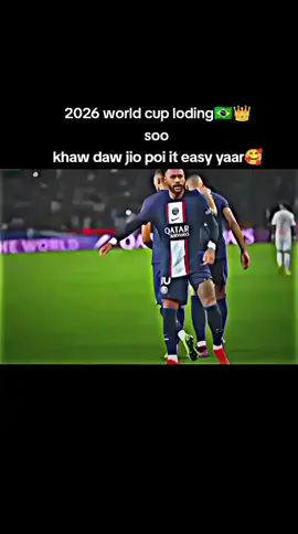 2026 world cup losing🇧🇷👑soo khaw daw jio poi it easy yaar#brazil🇧🇷 #neymarjr #foryou #fyp #tiktok 