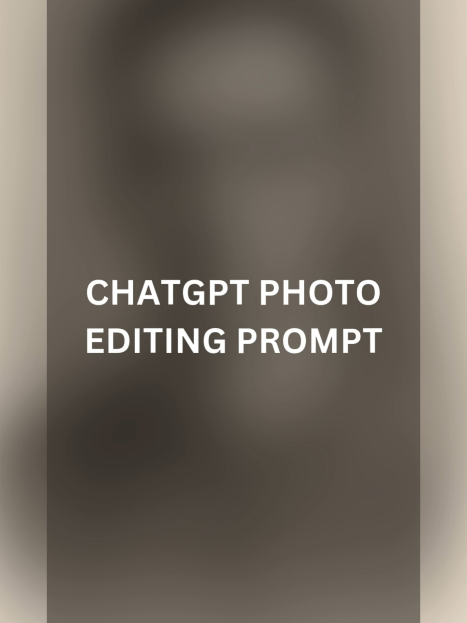 Try this ChatGPT Photo Editing Prompt! 1️⃣ Open ChatGPT 2️⃣ Upload Your Photo 🖼️ 3️⃣ Paste the Prompt ⬇️ Prompt: Hyperrealistic graphite and charcoal portrait of me, tight head-and-shoulders frontal crop with an intense, contemplative expression; soft directional key light from upper-left with subtle frontal fill creating sculpted cheek and jaw shadows and bright catchlights in the eyes, high-contrast monochrome palette from pale paper highlights to deep charcoals, visible pencil hatching, cross-hatching and smooth blended shading with sketchy unfinished strokes and drips at the bottom, 85mm, f/2 shallow DOF, clean neutral paper background with a gentle vignette, moody cinematic atmosphere --ar 9:16 🔖 Save this to try later 👥 Share with a friend The prompt in 💬 Comments #chatgpt #prompts #prompt #tutorial #chatgptprompts #aiphoto #aiphotography #photography #photo #edit #copyandoaste #fyp