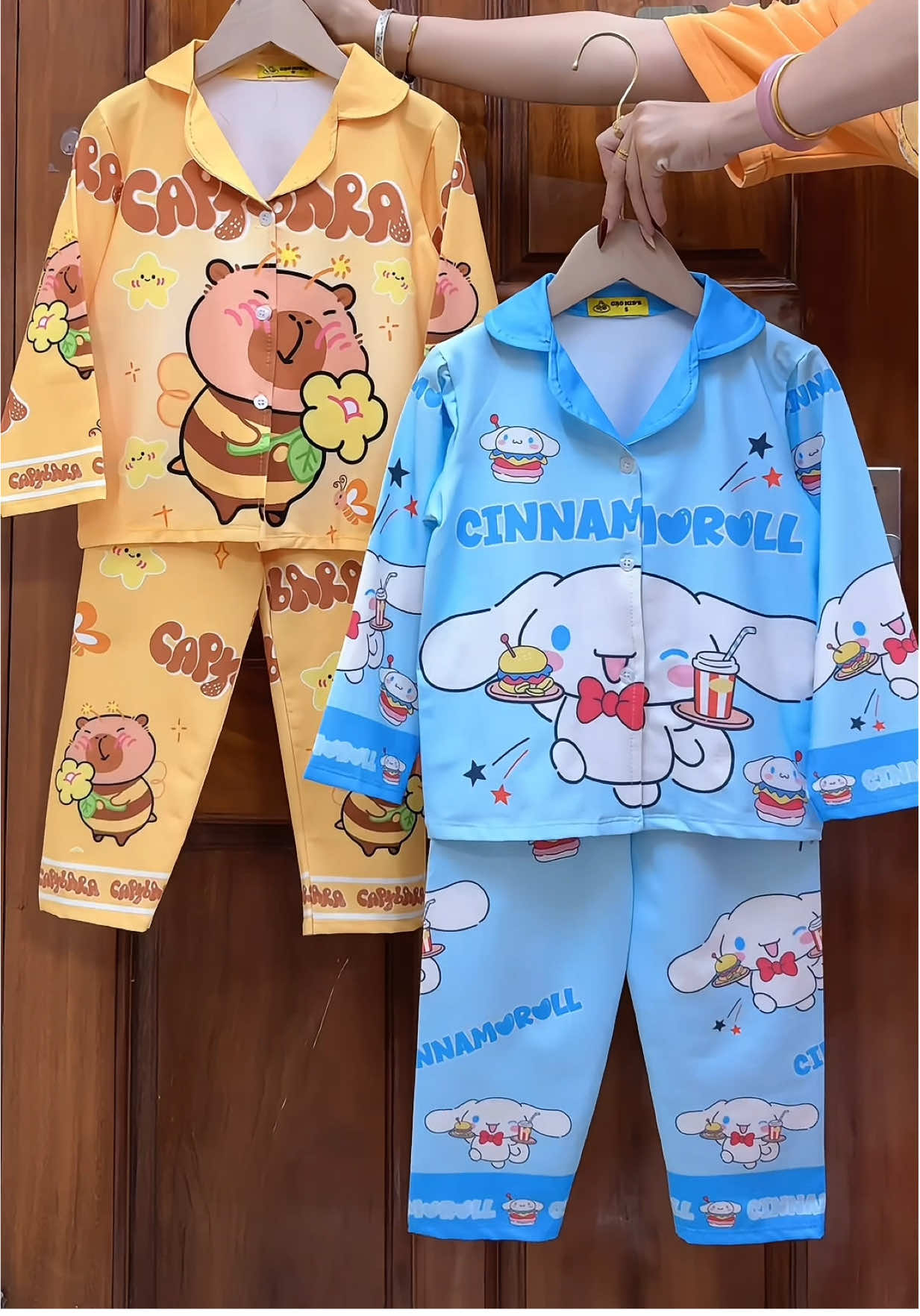 Bộ piijiama cho bé gái #tiemmeken #bochobegai #bobegai #bopijamachobe #bodaitaychobe 
