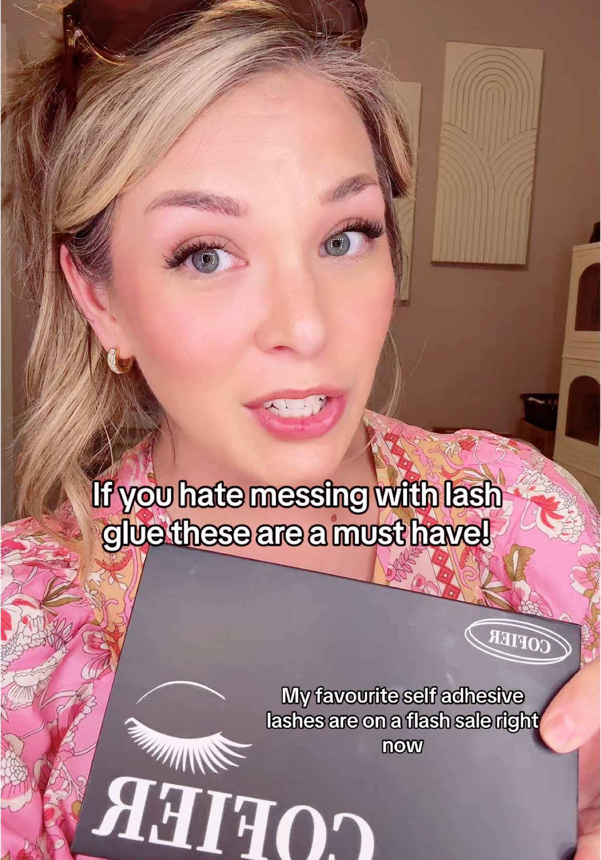 If you love the look of false lashes, but you hate messing with glue, you need to try COFIER self-adhesive eyelashes! They are my absolute favorite eyelashes. I hate messing with lash glue and these make it so easy to pop the lashes on and go in under 60 seconds. COFIER eyelashes are so beautiful and fluffy and lightweight, I can’t even feel them on my eyes!! I definitely recommend these lashes, especially if you hate messing with lash glue.  #selfadhesivelashes #lashes #diylashesathome #TikTokShopCreatorPicks  