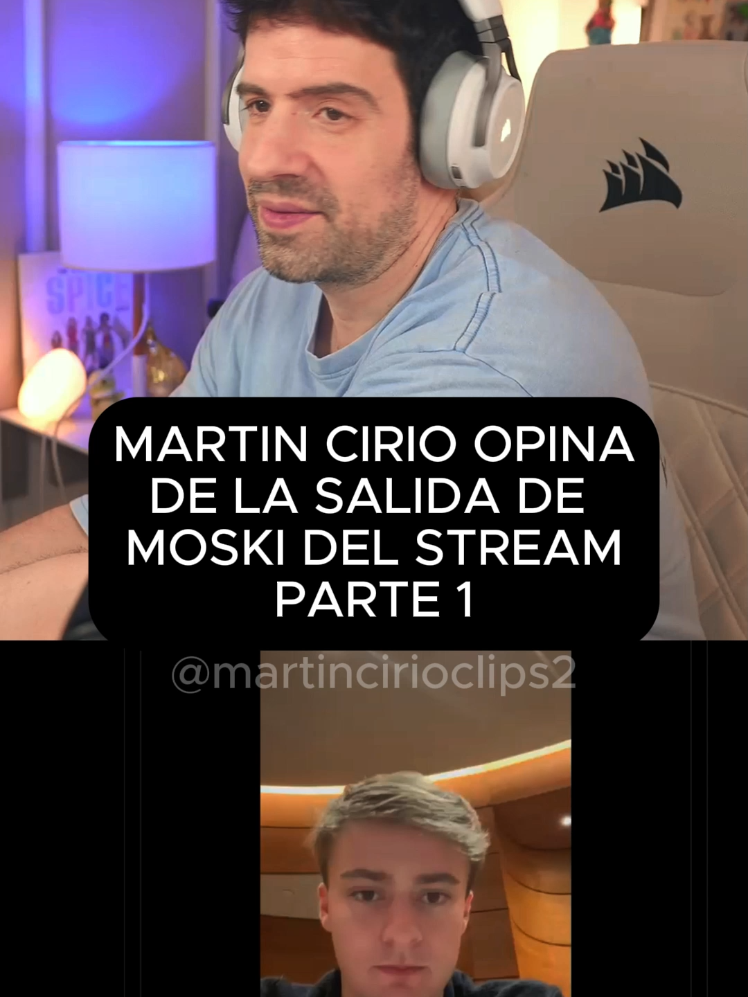 MARTIN CIRIO OPINA DE LA SALIDA DE MOSKI DEL STREAM #martincirio #paratii #stream