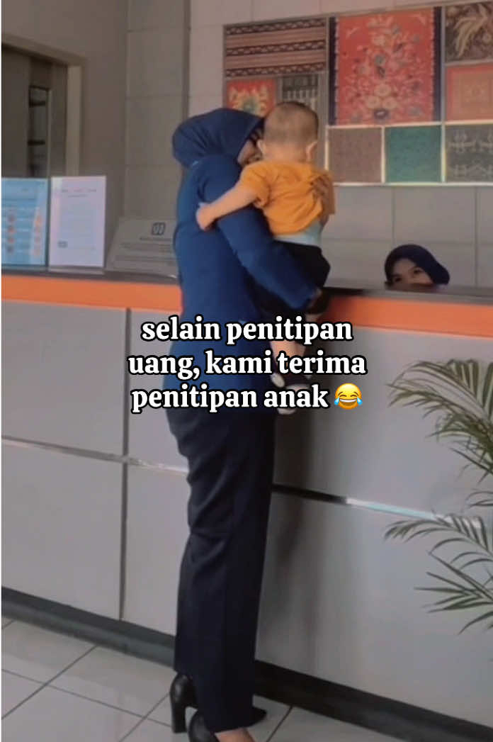 btw ini anaknya nasabah ya guys 😂