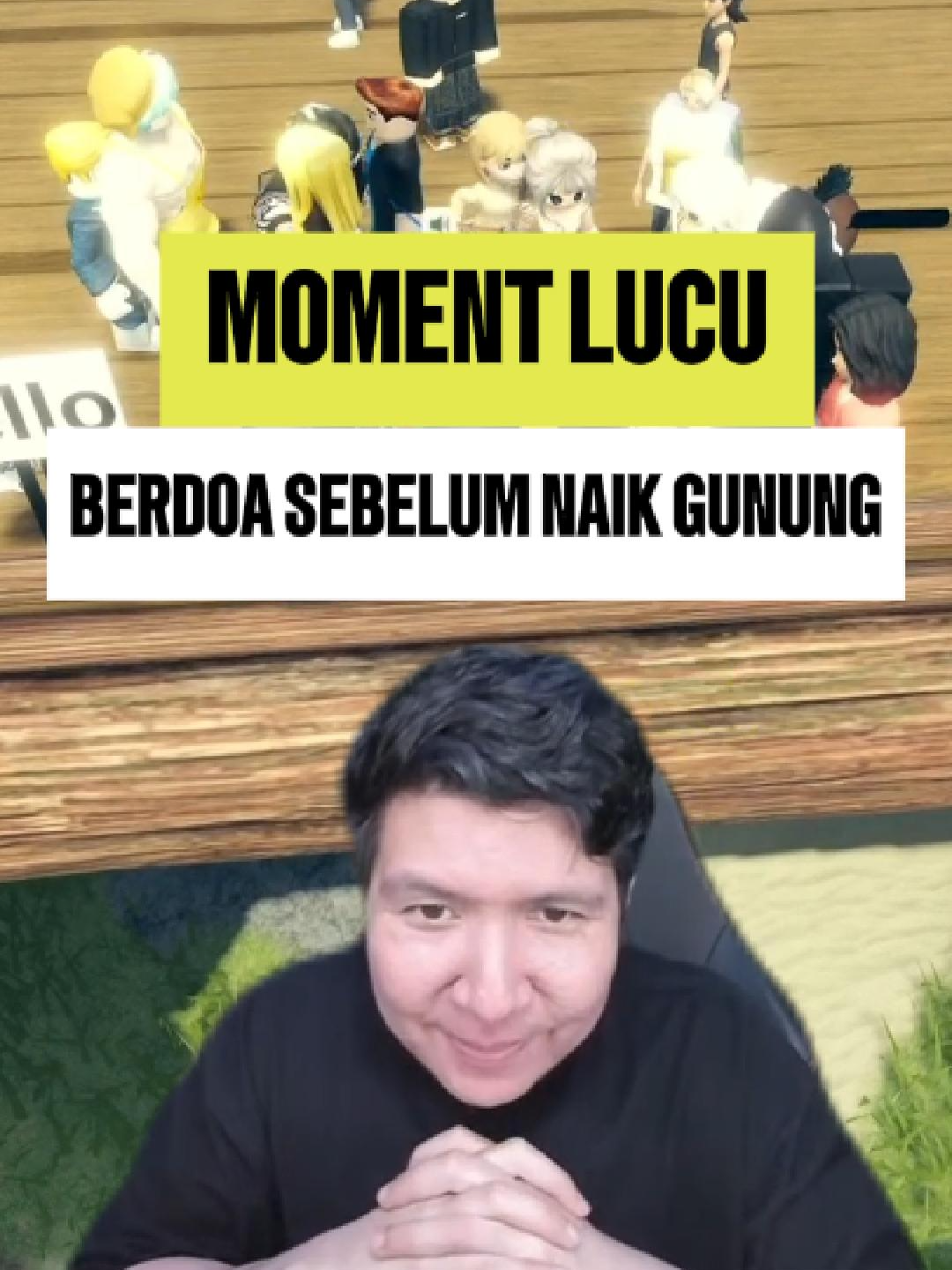 Moment Lucu Berdoa Sebelum Naik Gunung #windahbasudara #fypdong #roblox #windahbasudarameme