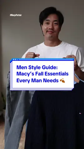3 Fall Wardrobe Essentials Every Man Needs to Elevate Their Outfits from @Macy’s - Shop everything at the link in my bio! #macyspartner #fallfashion #menstyle 