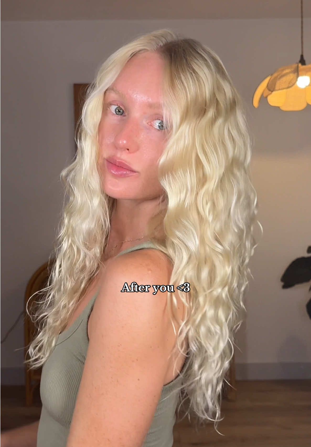 Finding products that actually work for your hair >>>>> #wavyhair #hairinspo #blondeinspo #wavyhairroutine #curlygirl @John Frieda 
