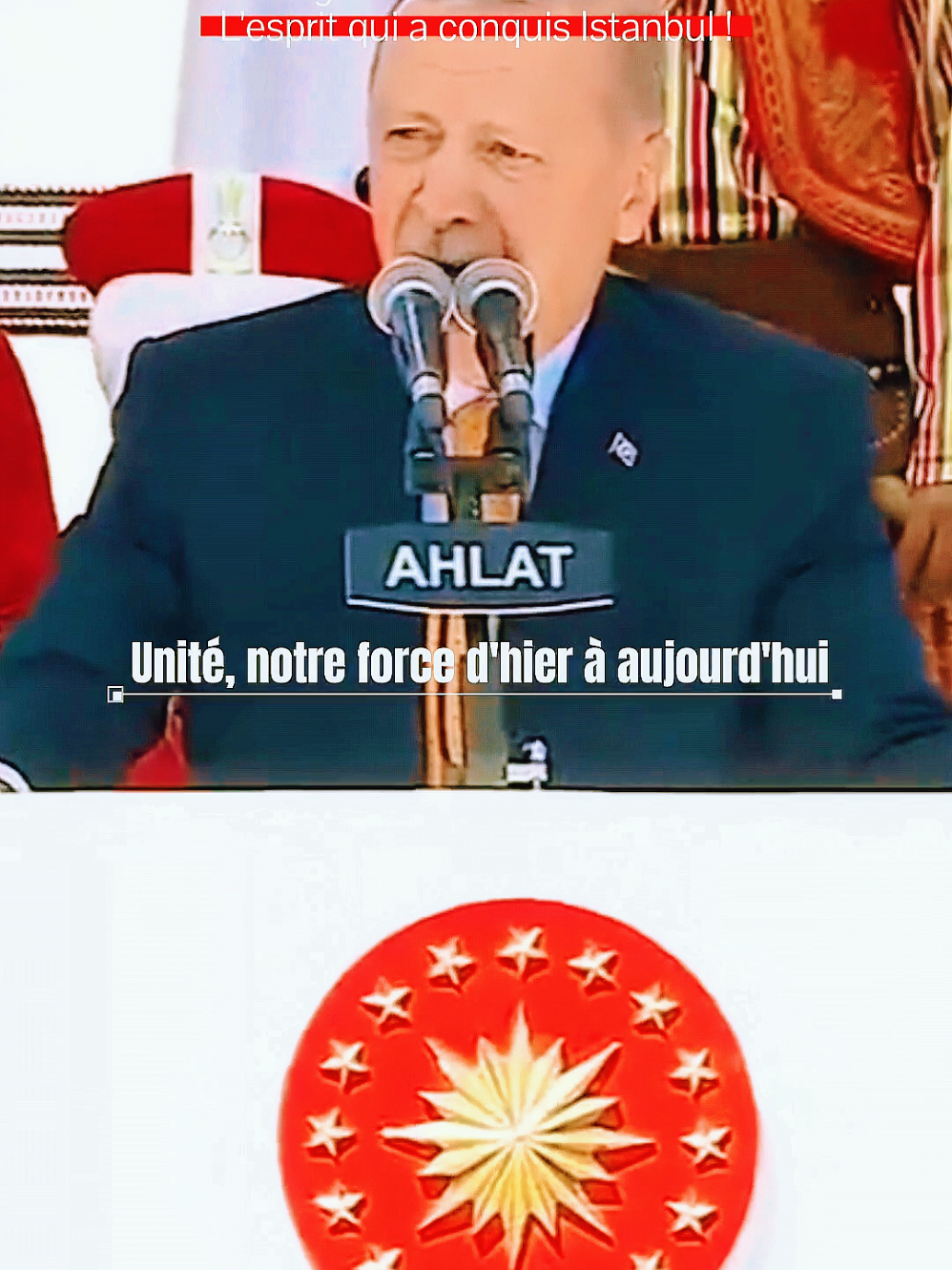 Erdogan rappelle comment l'unité turco-kurde-arabe a façonné notre histoire. #turc #arabe #kurde #islam #news 