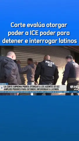 Corte evalúa otorgar poder a ICE poder para detener e interrogar latinos #PaulinaSodi #UnivisionNoticias #lavozdelamañana #ICE #parati 