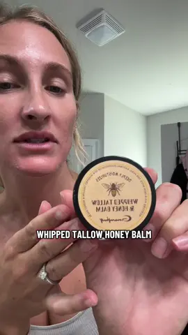 Aduld acne and harsh treatments are the worst!! Raw honey and tallow is helping keep my skin moisturized through my worst skin days  #whippedtallow #moisturizer #adultacne #dryskin #tiktokshop 