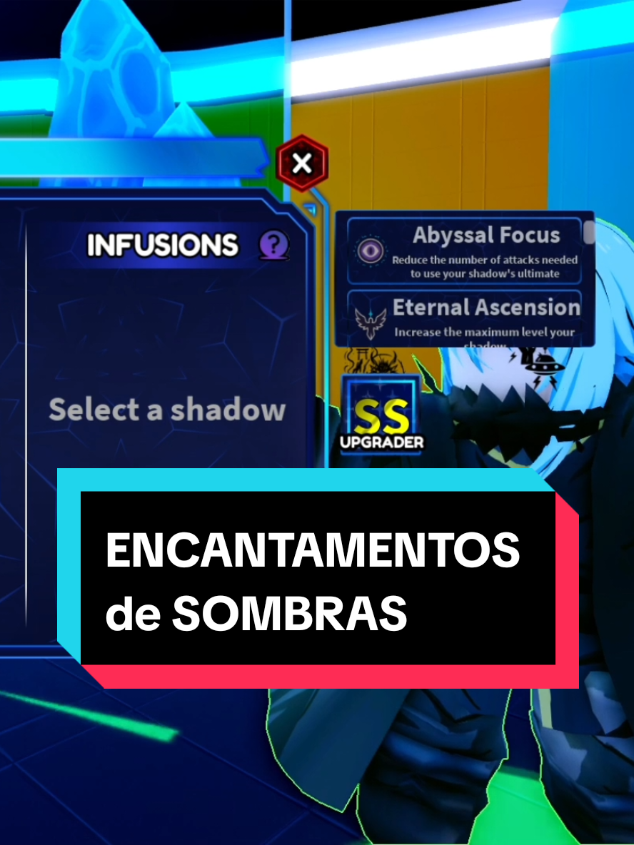 ENCANTAMENTOS DE SOMBRA NO ARISE CROSSOVER #arisecrossover #sololeveling #roblox 