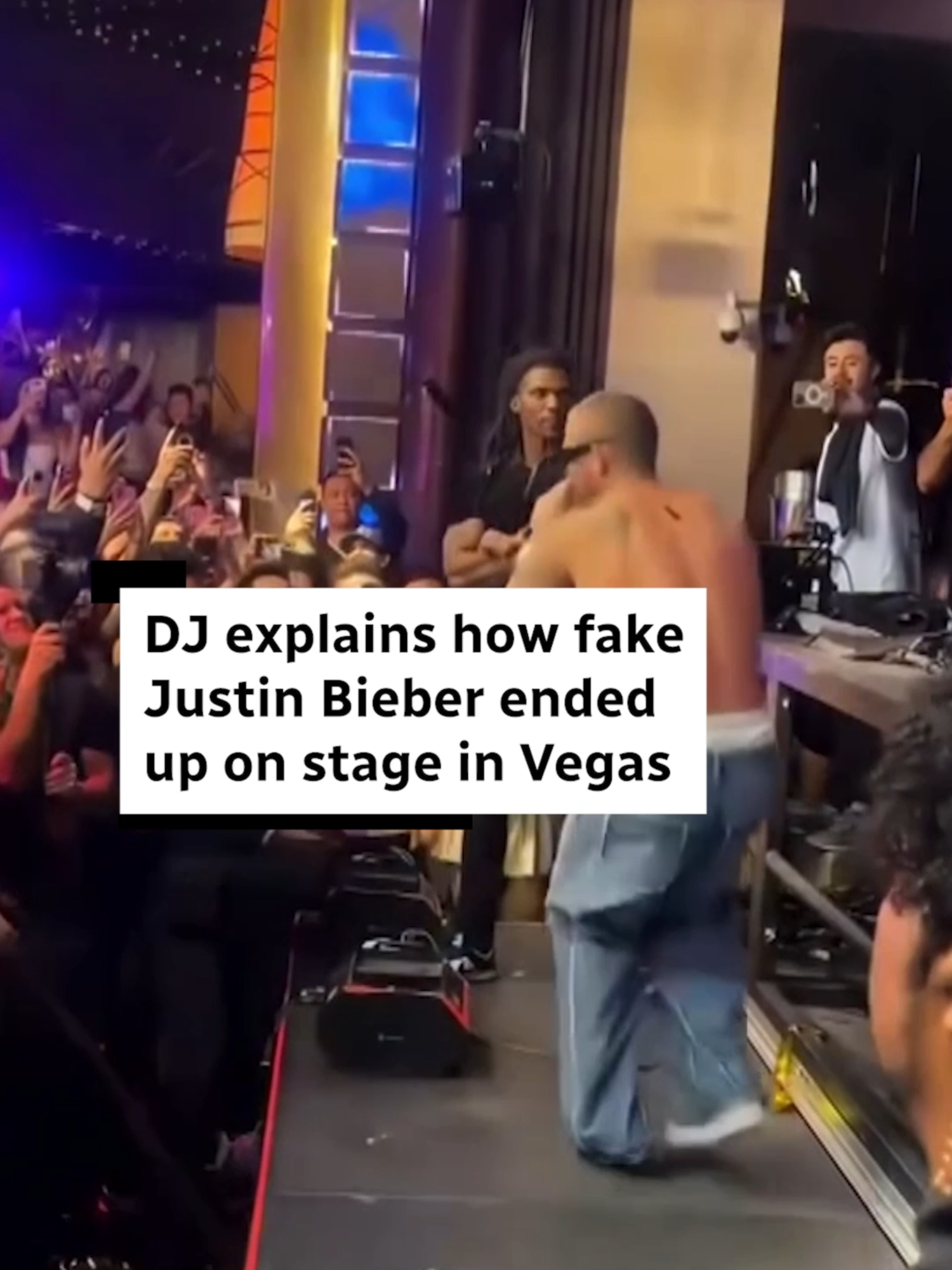 American DJ Daniel Griffith (Gryffin) tells CBC’s The National about how a Justin Bieber impersonator ended up on stage during his Las Vegas set, and #themoment he found out he was a dupe. #justinbieber #belieber #dupe #vegas