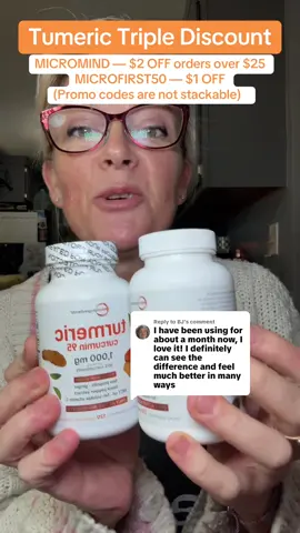 Replying to @BJ I am obsessed with how bio available this Tumeric is!  #tumeric #naturalpainrelief    Results may vary, check cart for current pricing. @Micro Ingredients 