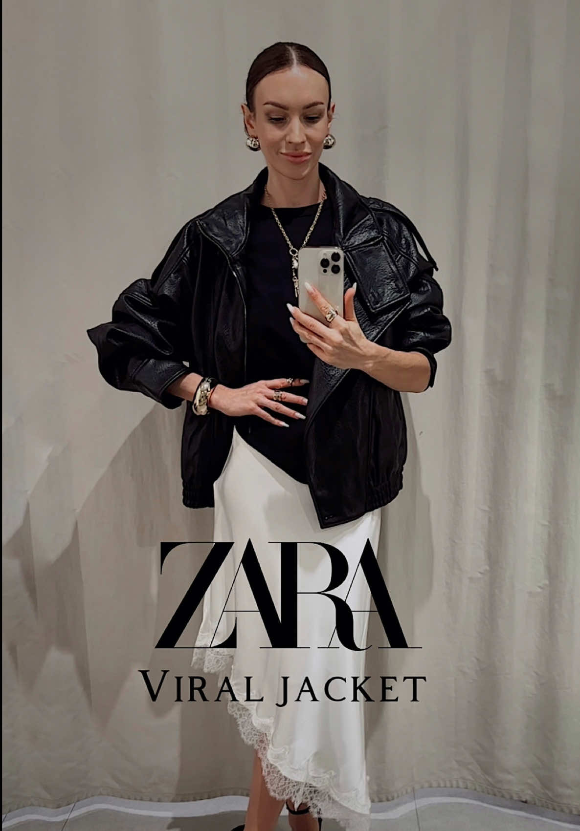 Trying on the viral Zara jacket everyone is obsessed with ✨