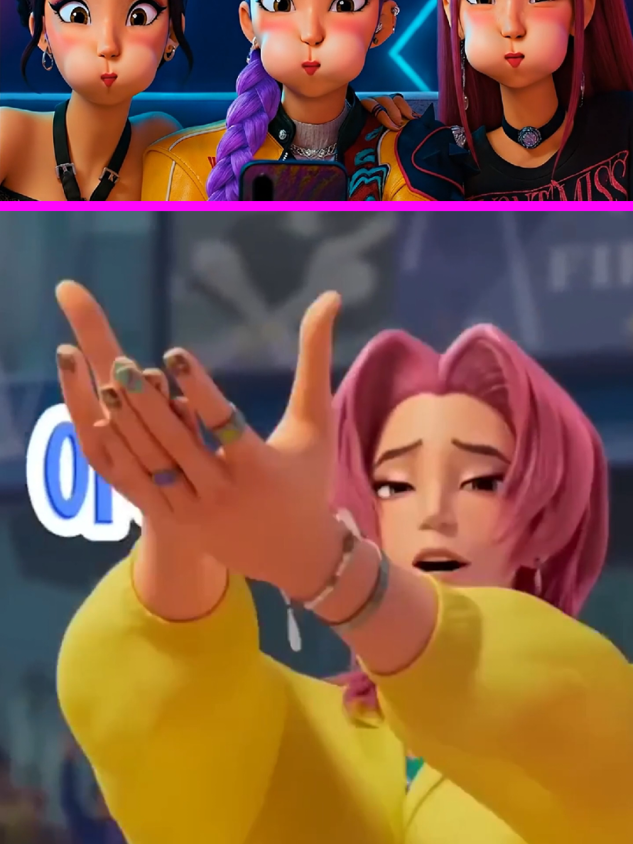 Zoey, Mira and Rumi Can’t Stop Laughing 😂 KPop Demon Hunters Memes #zoey #mira #rumi #kpopdemonhunters 
