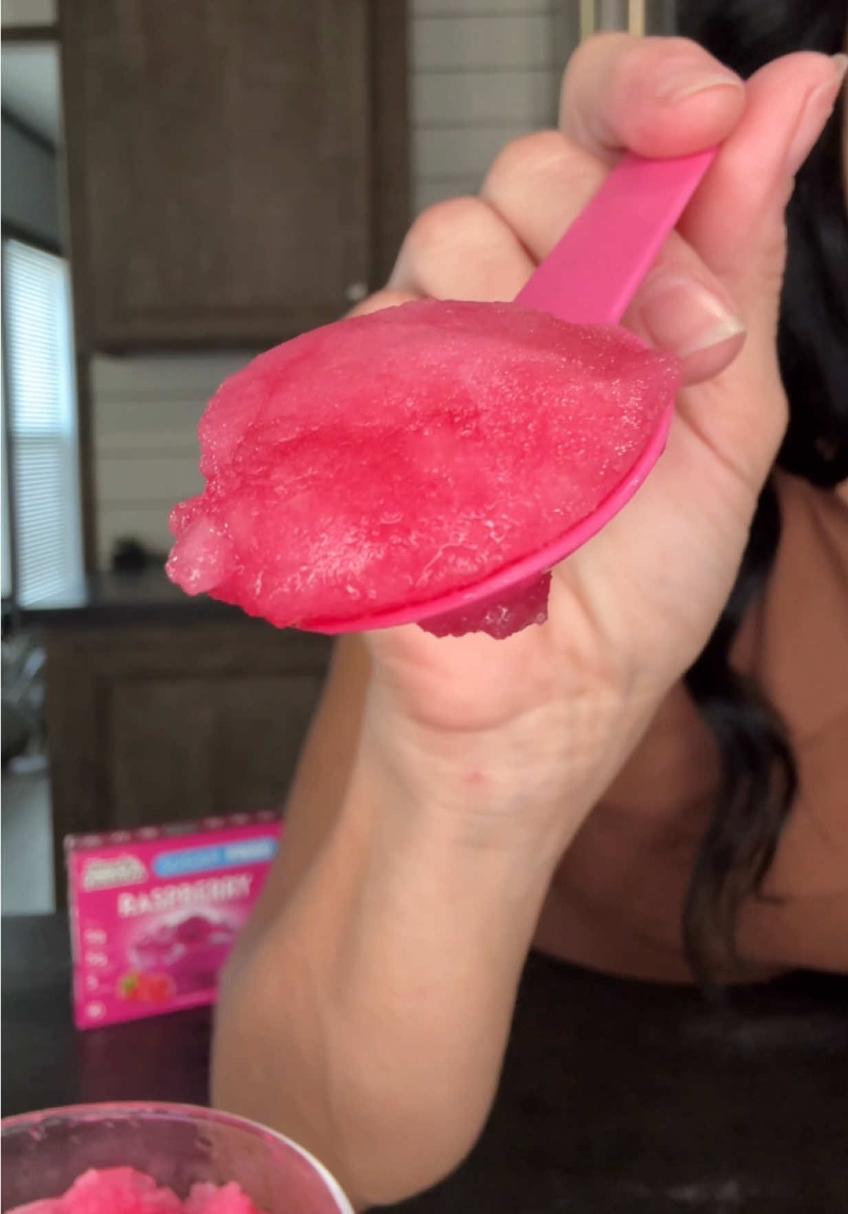 🍧Luscious, vibrant, fruity, refreshing, sweet & tart Raspberry Lemonade Sorbet... 🍋 OK, now that I’ve got your attention… This recipe just happens to be dairy-free, sugar-free, and naturally super low in calories and carbs—thanks to Simply Desserts Raspberry Jel! 🍓🍋 Simply Desserts Pudding & Jel mixes are the secret to the best Ninja Creami creations. They deliver amazing texture and spot-on flavor with zero aftertaste or fillers—because Simply Desserts uses only natural ingredients and quality non-glycemic sweeteners. That means you get to enjoy delicious treats without the worry! ✨ Easy Raspberry Lemonade Sorbet ✨ 	1.	Add 2 cups of water (or coconut water) to your Creami pint container, along with the juice of ½ a lemon. Stir until dissolved, then freeze for 24 hours. 	2.	Blend in your Ninja Creami on the sorbet function. Add a splash of water and re-spin if needed until you reach the perfect texture. Check us out at the 🔗 —thanks for watching! 💕 #SimplyDessertsNatural #FoodieFriend #RaspberryLemonadeSorbet #NinjaCreami #KetoSorbet   @SimplyDesserts 