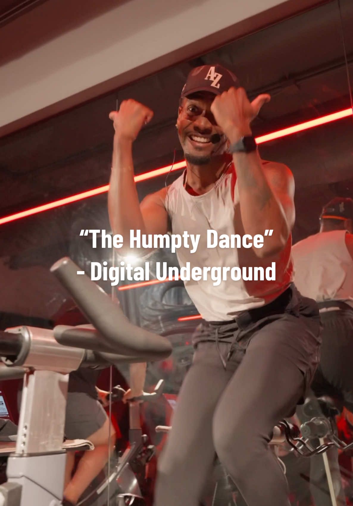 🗣️”I ONCE GOT BUSY IN A BURGER KING BATHROOM!” 🎥: @Ikeknowz @NYX  . . . #indoorcycling #spinclass #scottsdale #hiphop #workout 