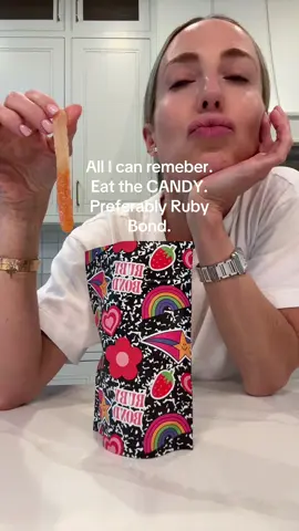 Someone save me 🍭🍬🍡 #rubybond #candy #tastetest #gummycandy #candytok #SmallBusiness 