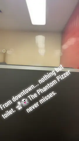 The Phantom Pizzer lands the stall shot of the century. 🚽🎯👻 #PhantomPizzer #StallShot #BathroomBuckets #GhostMoves #unrealtrickshot 