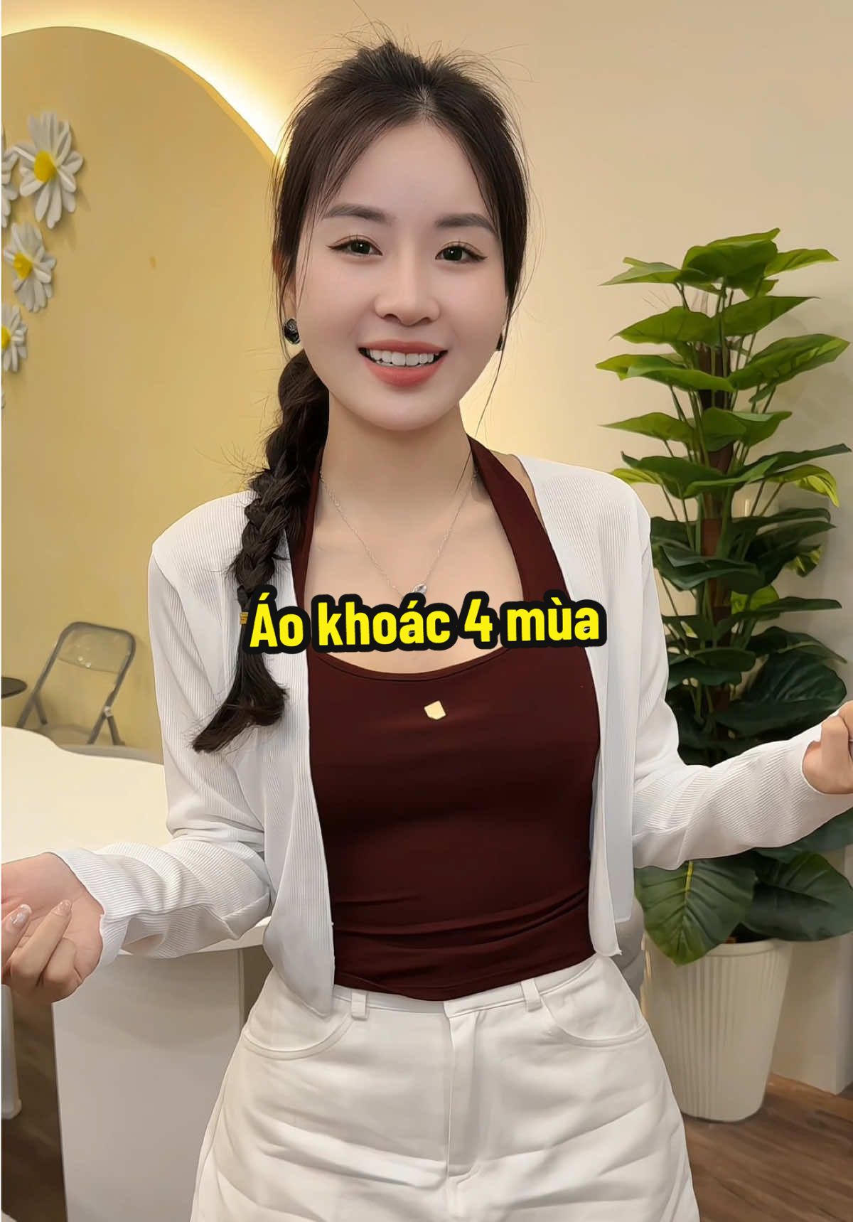 Che gió - bụi - nắng - kết hợp đồ dễ - 2 màu basic #thaothanhthat99 #aokhoac #reviewquanao #fashion #cardigan 