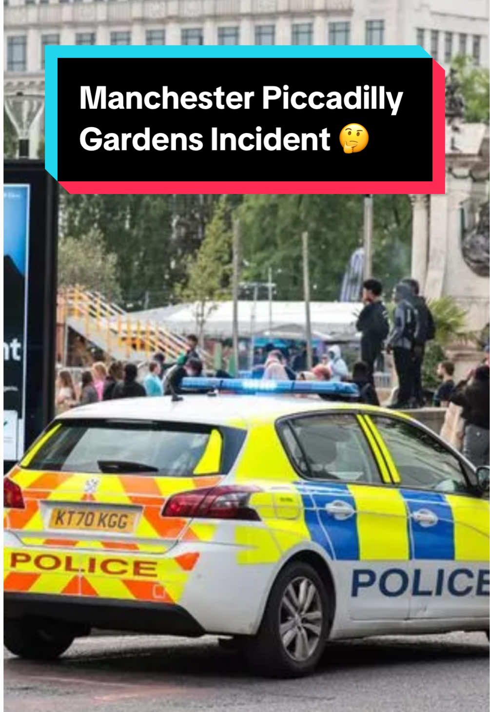 Manchester Piccadilly Gardens incident 🤔 #manchester #piccadillygardens #greatermanchester #incident #news 