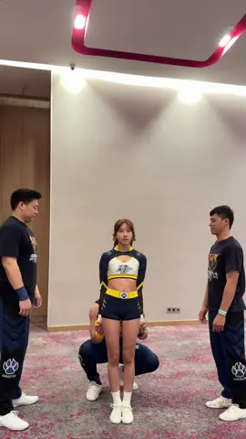 ONP 賽前warmup with 政妮 handhand #travel #cheerleading #運動女孩 #skill  #cheerathletics      