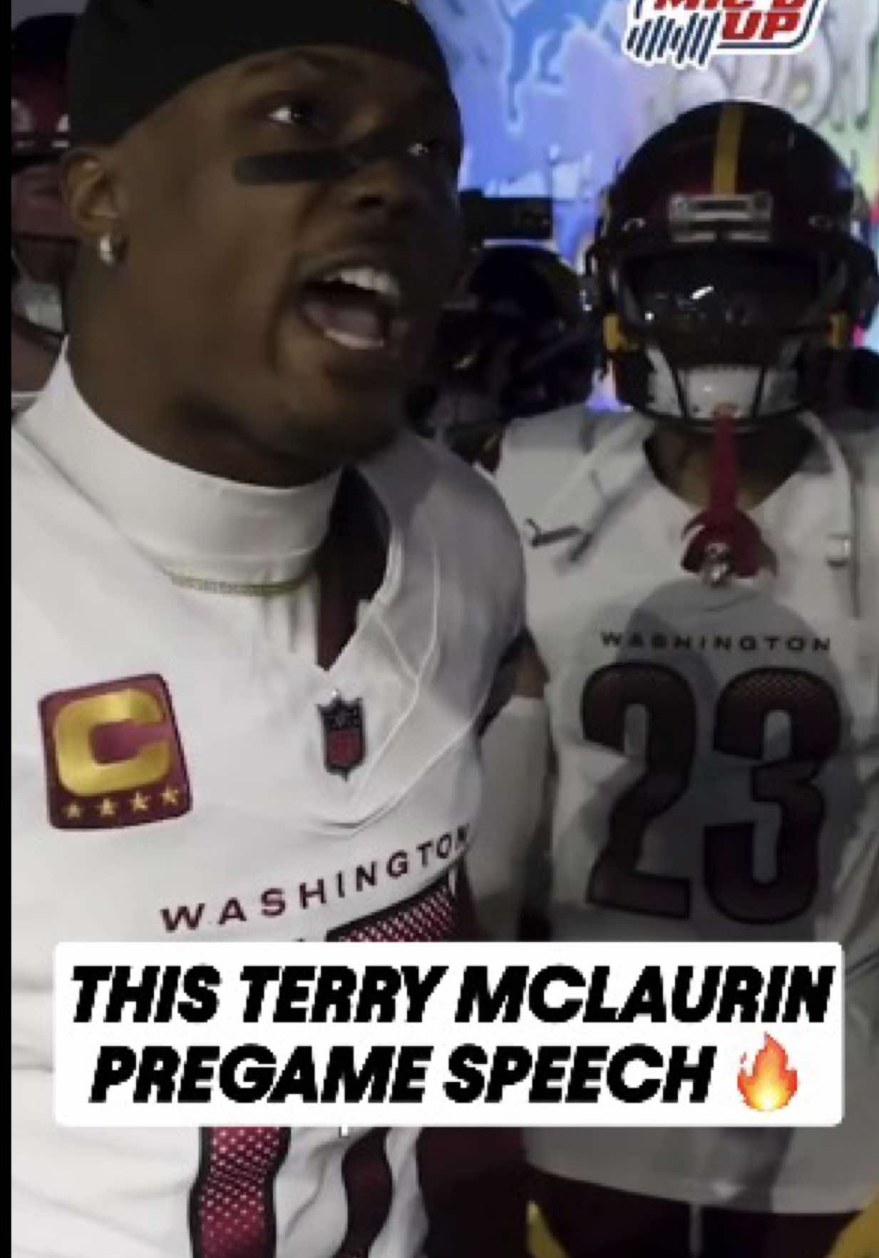 Terry McLaurin's pregame speeches are 🔥 via @nflfilms #nfl #terrymclaurin #washingtoncommanders #nfltiktok