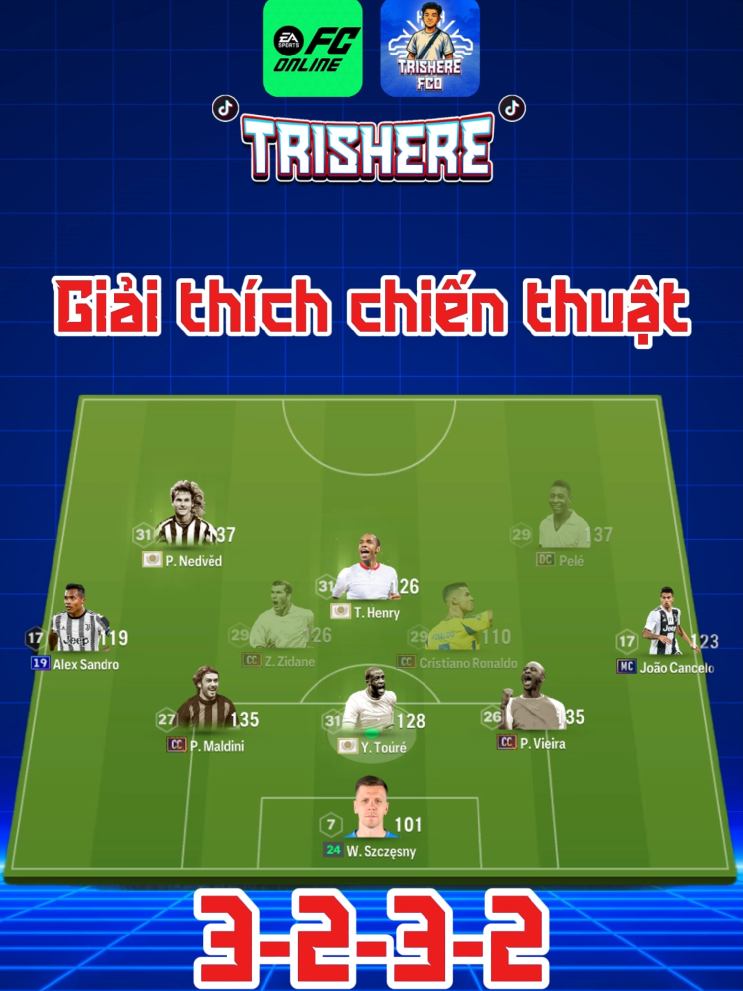 THỦ MÂM VÀ PHẢN CÔNG VỚI 3-2-3-2 Copy: WACxTrisHere  #nangtrinhfconline #fconline #fco #trishere #trisherefco