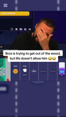 Bros is trying to get out of the wood, but life doesn't allow him 😂😂