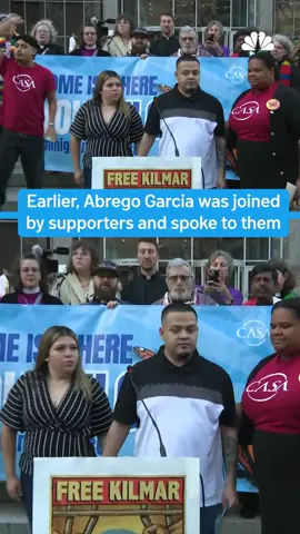 Kilmar Abrego Garcia, whose arrest and fight to stay in the U.S. has become a flashpoint in President Donald Trump's immigration crackdown, reported to an Immigration and Customs Enforcement office in Baltimore early Monday. He faces deportation proceedings and officials threatened to send him to Uganda. #washingtondc #districtofcolumbia #dctiktok #dmvtiktok #maryland #virginia #kilmarabregogarcia #donaldtrump #ICE