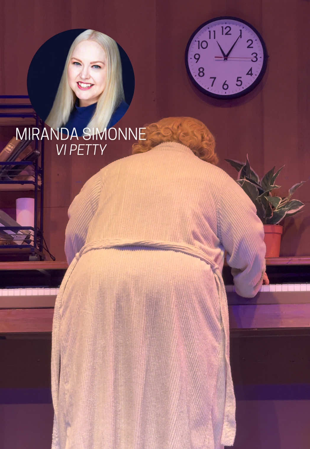 PLAY girl!!!! 🎹 Miranda Simonne as Vi Petty on the keys!!!!  