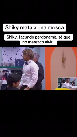 Jajajaja Shiky mata a una mosca, Aldo le dice  a facundo que no vaya a matar a Shiky, Shiky él dice a facundo que sabe que no merece vivir. #casadelosfamosos #lcdlfmx🏡🇲🇽 #lacasadelosfamosos #aldotdenigris #shiky 