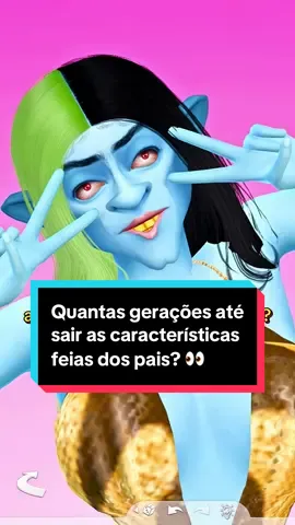 Quantas gerações até sair as características feias dos pais? 👀 #thesims4 #thesims #emillyvickof #vinijr #garotagamerzando 