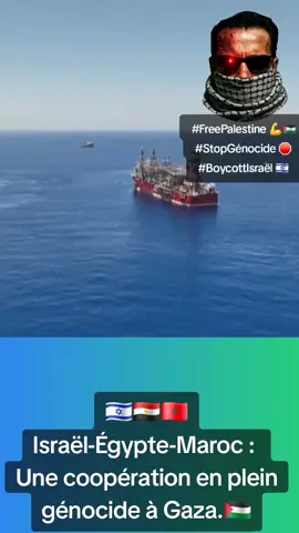 🇮🇱🇪🇬🇲🇦 Israël-Égypte-Maroc : Une coopération en plein génocide à Gaza. Alors que Gaza subit un génocide, des massacres de civils, destructions massives et famine orchestrée, avec plus de 40 000 morts selon les autorités palestiniennes et des accusations portées devant la CIJ par l'Afrique du Sud, l'Égypte et le Maroc signent des accords énergétiques majeurs avec Israël, révélant une hypocrisie criante et un comportement perçu comme une trahison de la cause palestinienne. Israël-Égypte : 35 milliards de dollars pour du gaz NewMed Energy a conclu un contrat record le 7 août 2025 pour fournir 130 milliards de m³ de gaz à l'Égypte jusqu'en 2040, pour 35 milliards de dollars, depuis le gisement Leviathan. Alors que l'Égypte bloque parfois l'aide humanitaire à Gaza, cet accord renforce sa dépendance énergétique envers Israël, dénoncé comme une complicité économique face au génocide en cours. Maroc-Israël : Exploration au Sahara occidental Le 17 février 2025, le Maroc a accordé la licence “Boujdour Atlantique” (34 000 km²) à NewMed Energy (37,5 %), Adarco Energy (37,5 %) et l’ONHYM (25 %) pour explorer des hydrocarbures offshore au Sahara occidental, territoire disputé. Ce deal, sans montant précis mais stratégique, est vu comme un pillage des ressources et une trahison, le Maroc condamnant verbalement les actions israéliennes tout en approfondissant ses liens économiques. Ces accords, conclus pendant que Gaza endure un génocide reconnu par des experts de l’ONU et des ONG, exposent l'hypocrisie de l'Égypte et du Maroc. Prioriser les profits sur la solidarité avec les Palestiniens, victimes de destructions et de famine, est perçu comme une trahison par beaucoup, entachant leur crédibilité dans le monde arabe et au-delà. #FreePalestine 💪🇵🇸 #StopGénocide 🛑 #BoycottIsraël 🇮🇱