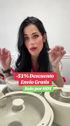 Aprovecha el descuento y el envío gratis #cookware #cookwareset #parati 