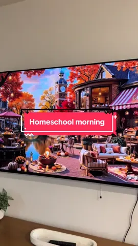 Don’t be fooled by this video… it was a HARD morning. #homeschool #sahm #motherhood #morningroutine #fyp 