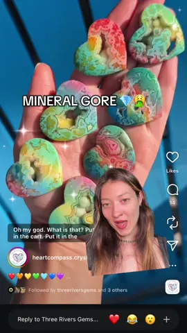 Need more #mineralgore 💎🤮 scroll the playlist ⬇️ #crystaleducation #crystalcommunity #fakecrystals #fakegems 