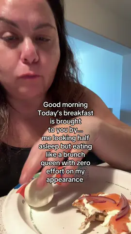 Day 4 of recording myself eating to see if the mulbang life is for me. It's still weird. Happy Monday!!! #breakfast #mukbang #goodmorning