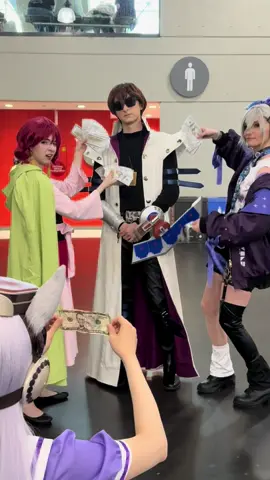Goldship, do you really think that Seto Kaiba carries $5? Feat @kanalyss @kurameicosplay and @icecoldstar  . . . #yugioh #yugiohmemes #yugiohcosplay #kaiba #setokaiba #cosplay #blueeyeswhitedragon #umamusume #goldship #umamusumeprettyderby 